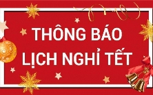 Thông Báo nghỉ Tết 2019